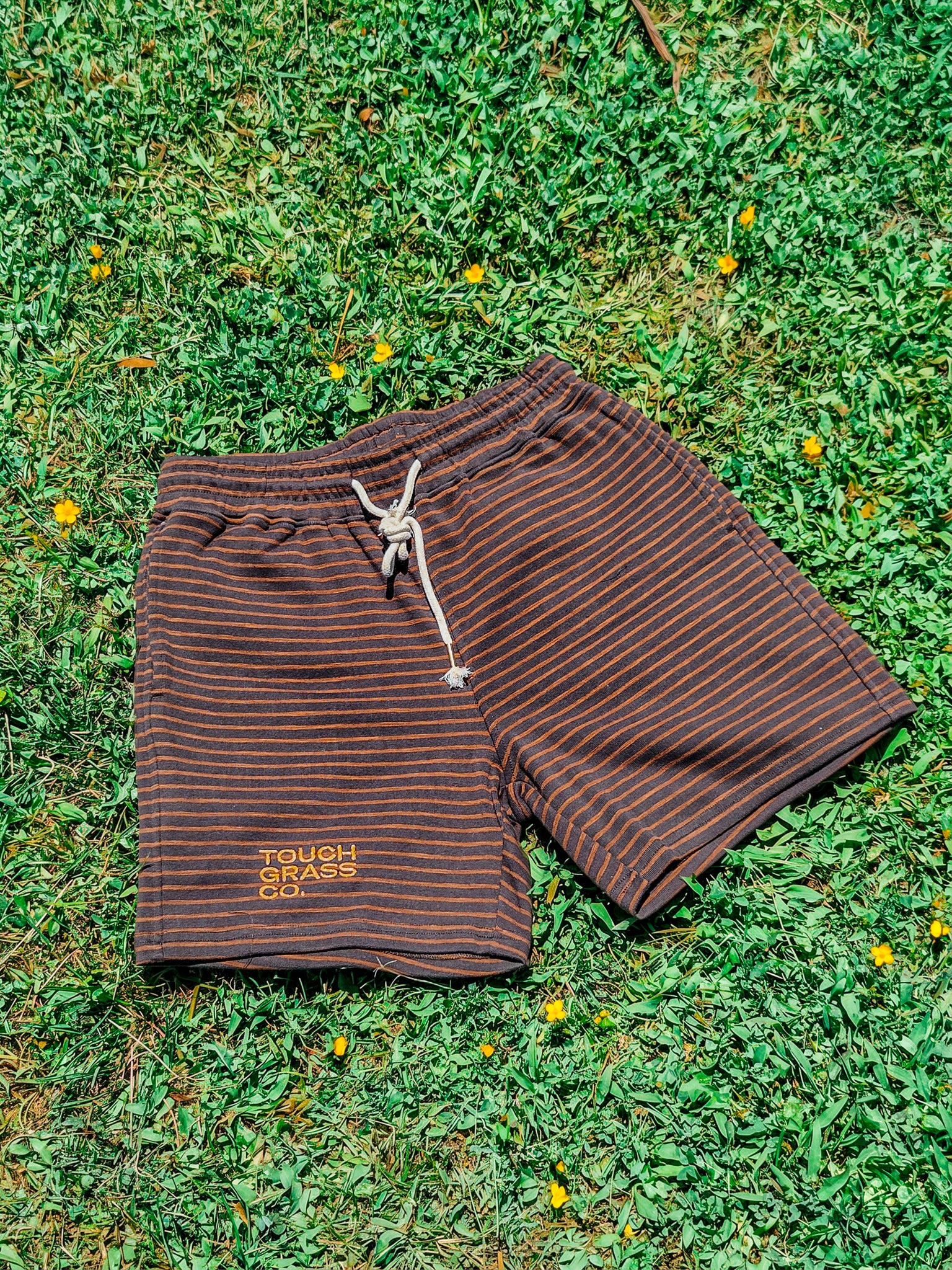 Bloom Gym Shorts (Chocolate Dahlia)