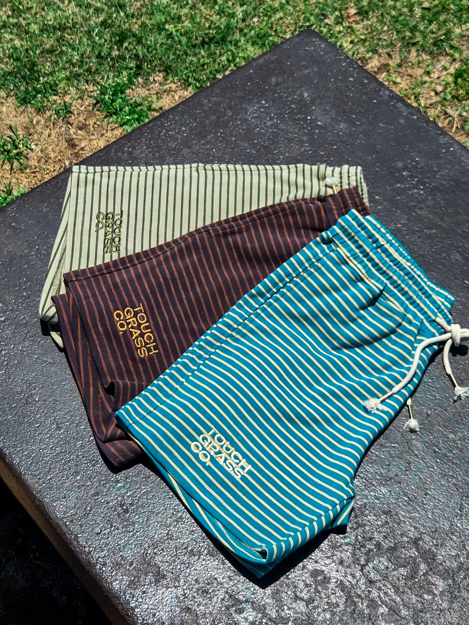 Bloom Gym Shorts (Blue Zebra)