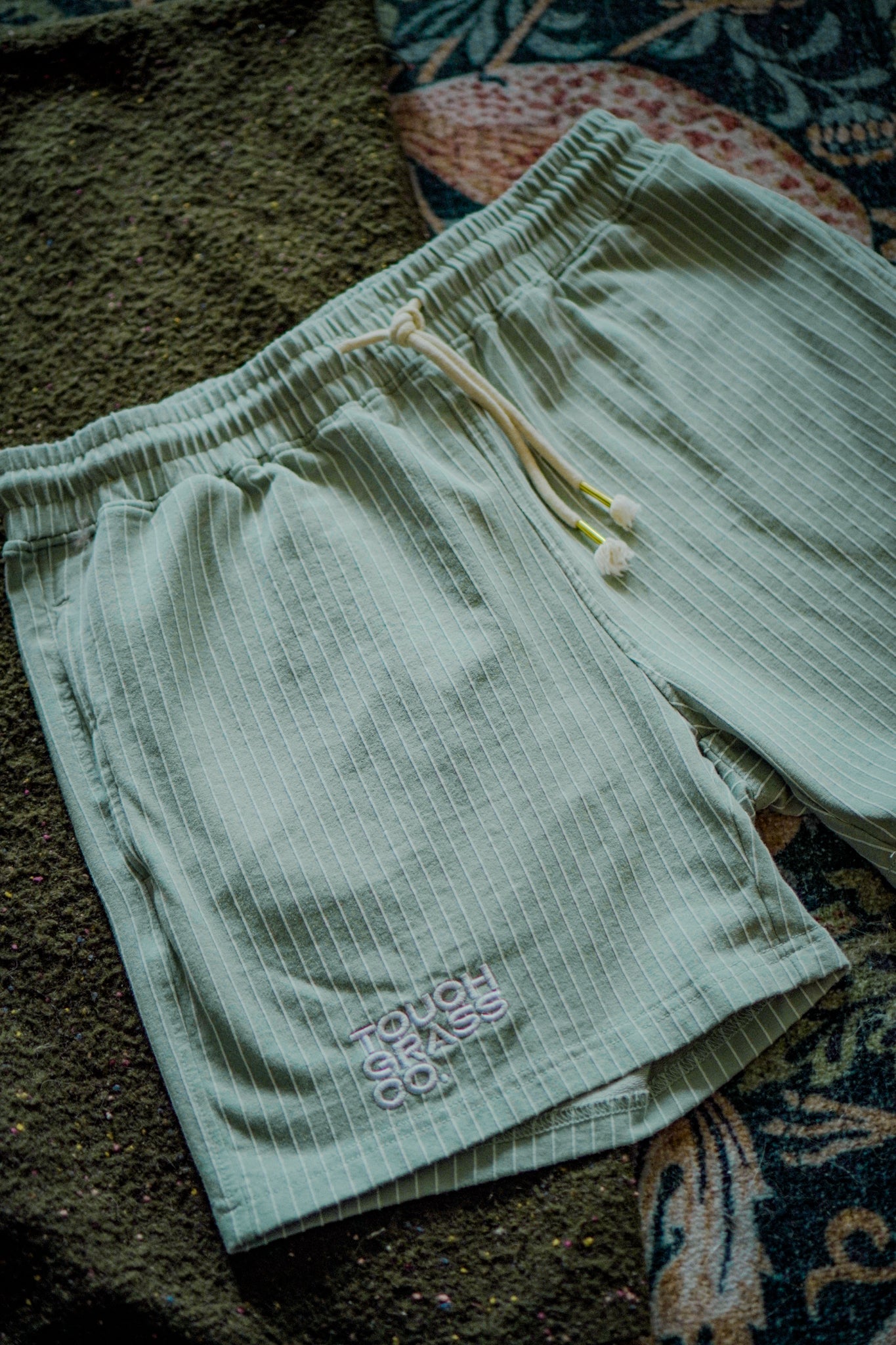 Retro Gym Shorts (Lagoon Mint)