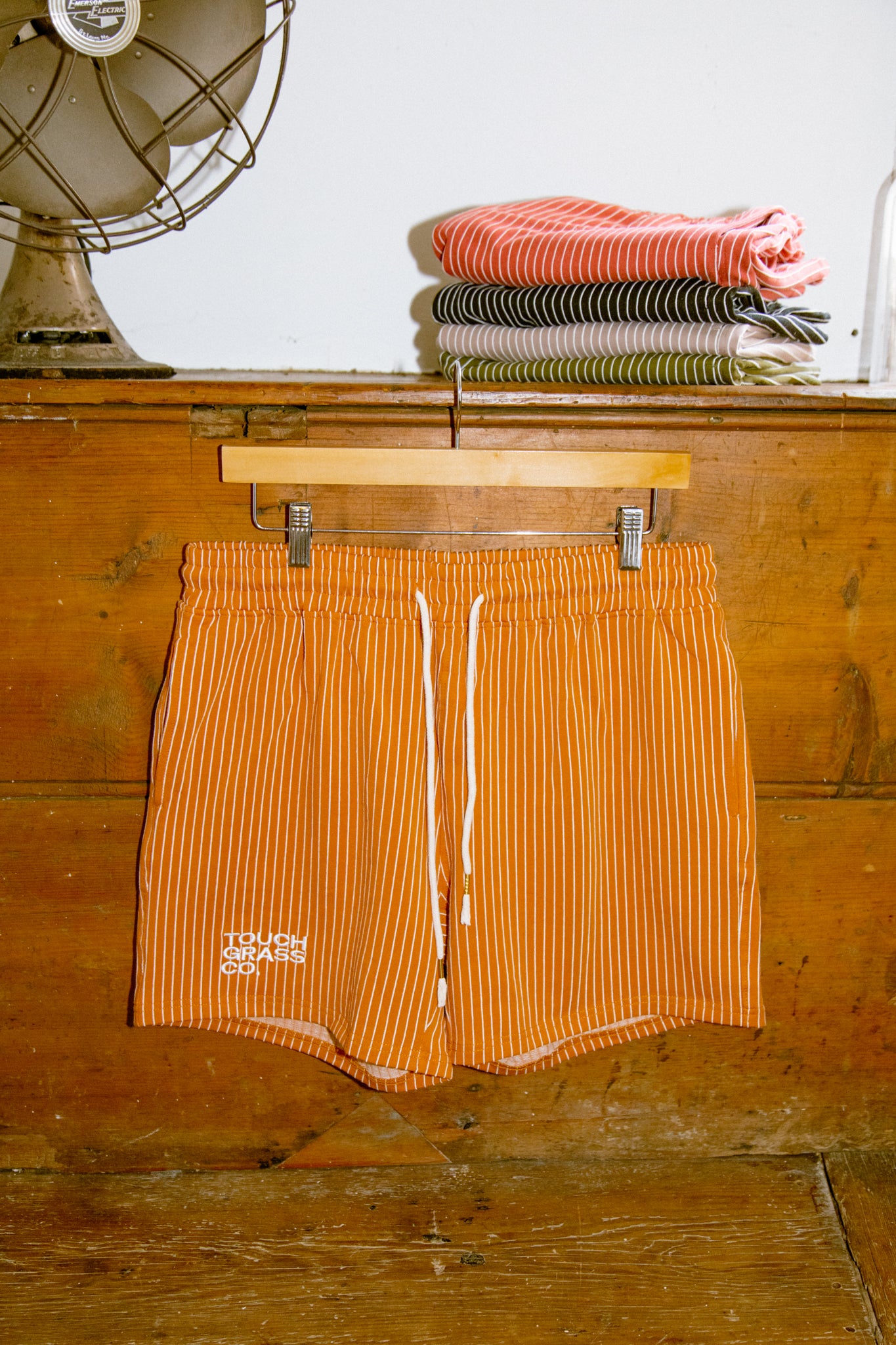 Retro Gym Shorts (Copper Orange)