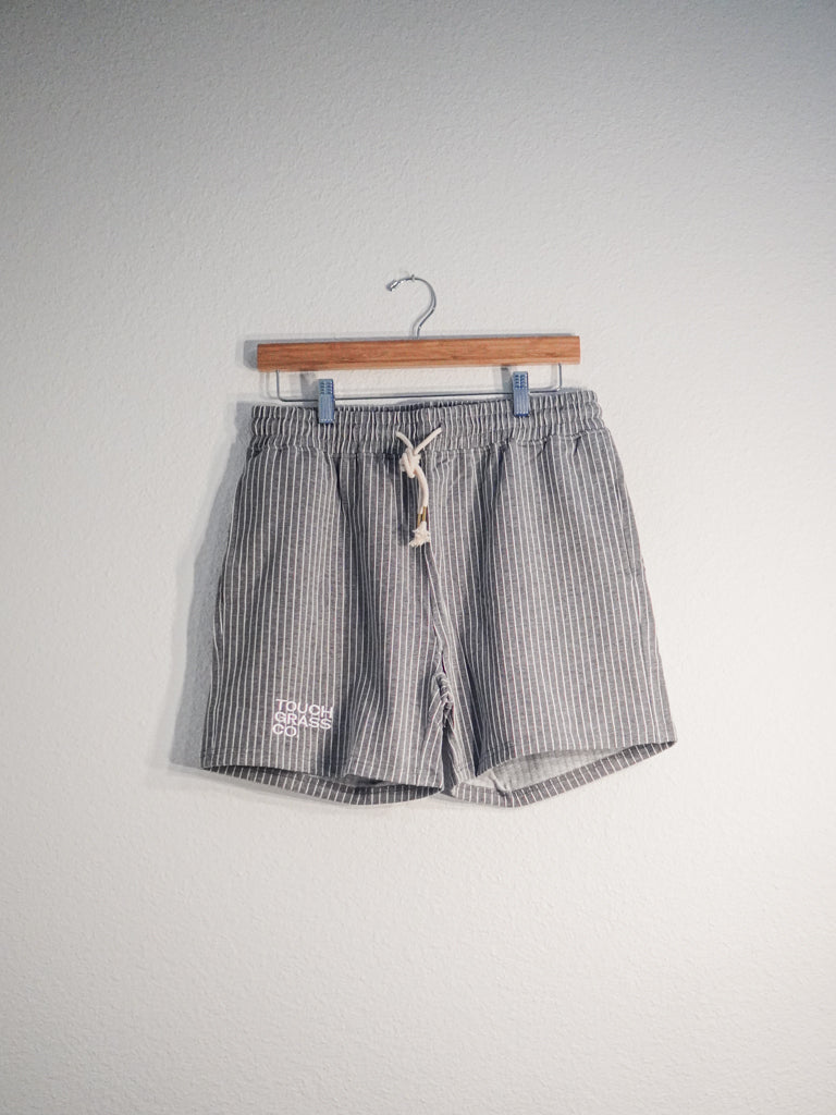 Retro Gym Shorts (Ash Gray)
