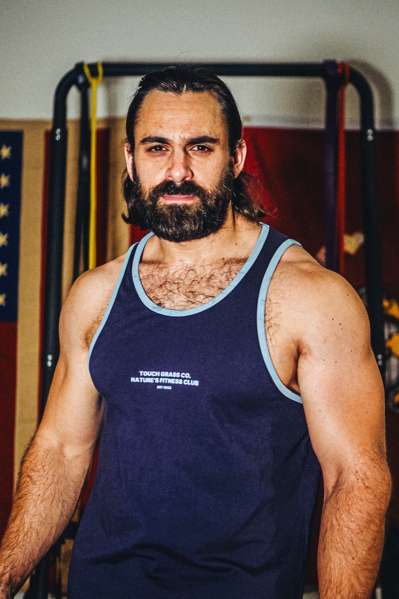 Ringer Tank Top (Midnight Blue)